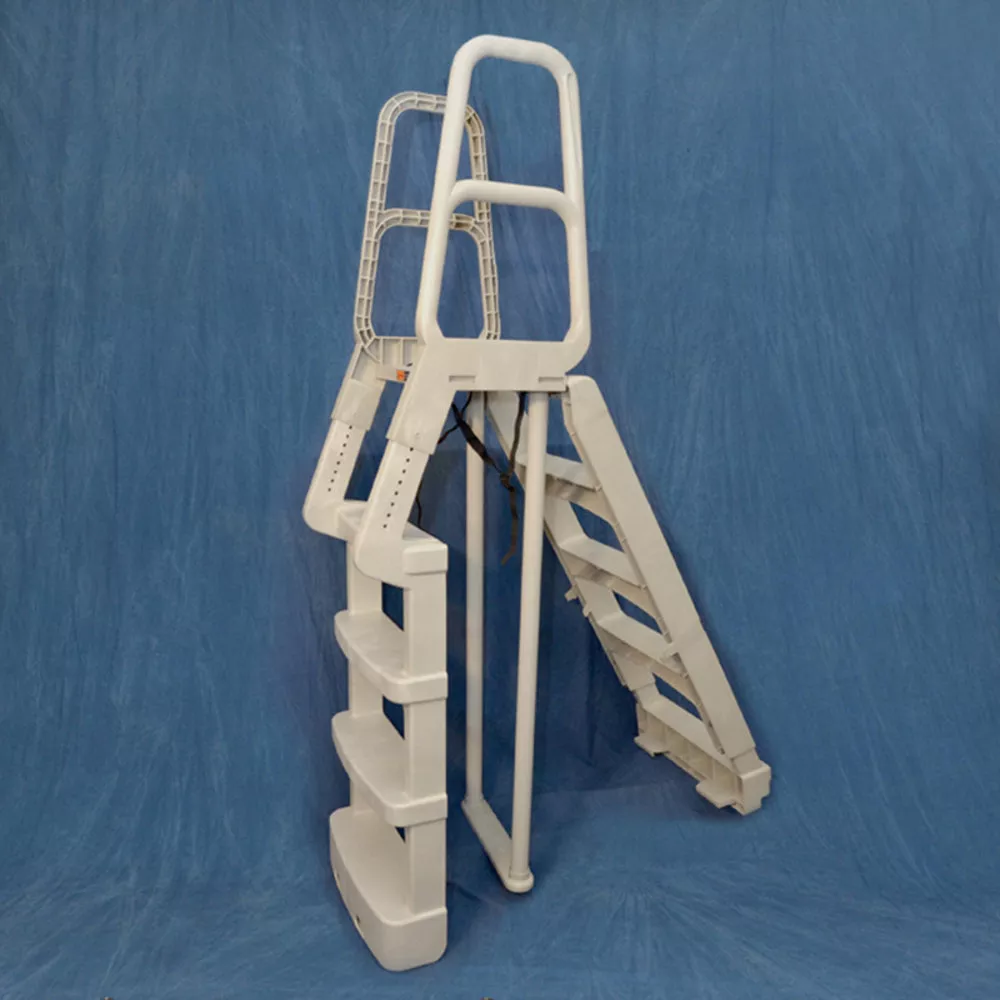 Pool Ladder | Main Access | 200740T | Wide Steps for Safer Entry | Gentle Incline with Handrails