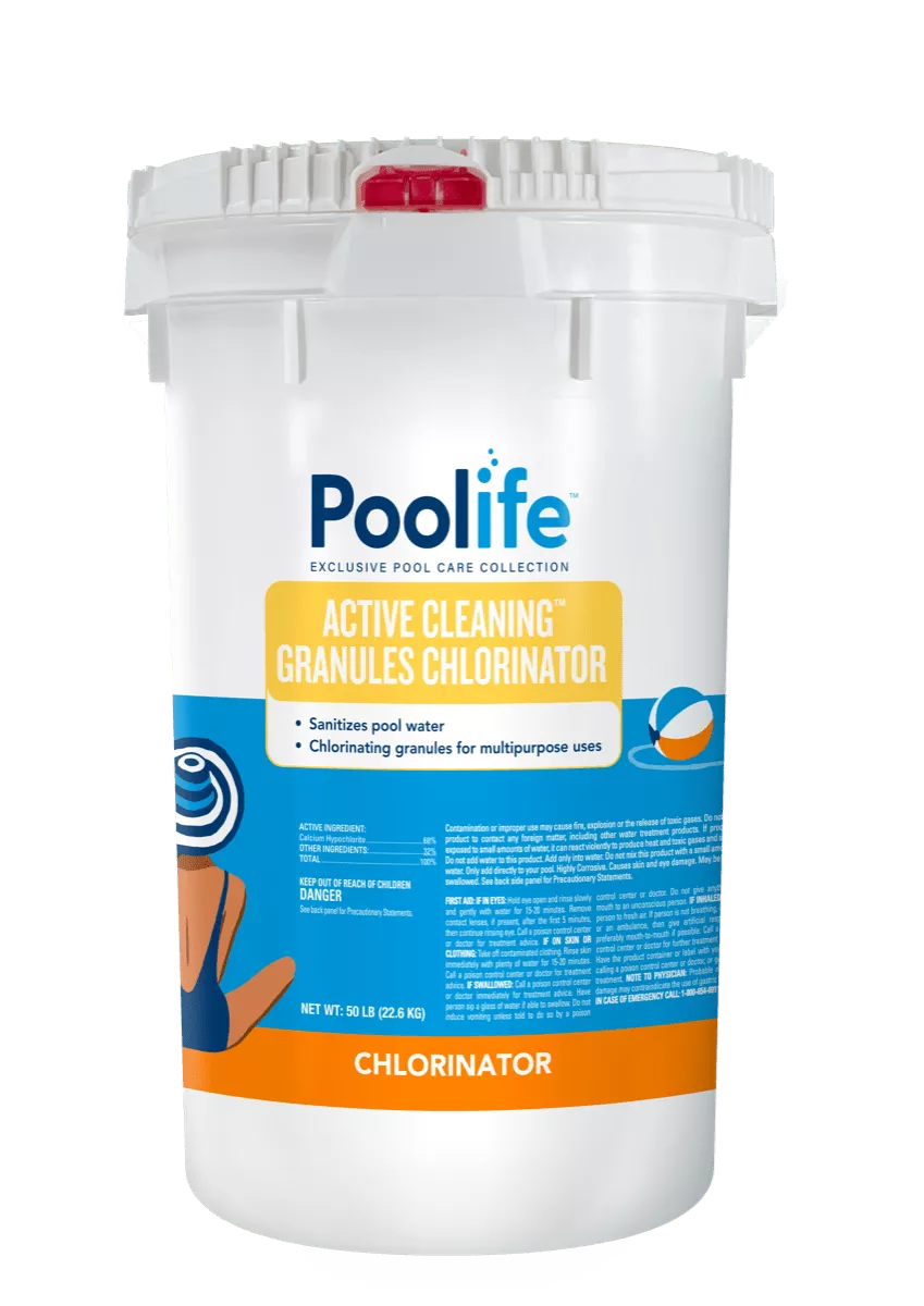 Poolife Active Cleaning Chlorinating Granules 100 lb