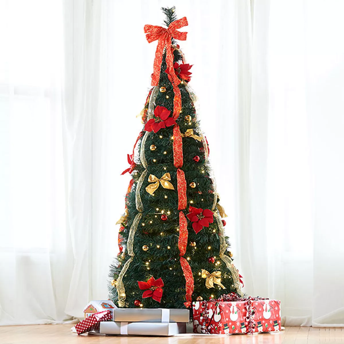 Pop-Up 6 Ft. LED Christmas Tree