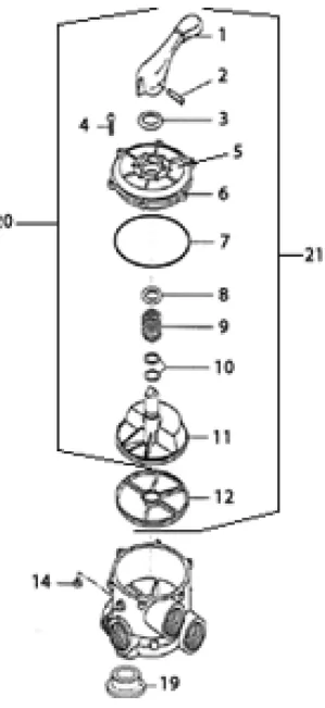PRAHER HANDLE PIN | E-2-S3