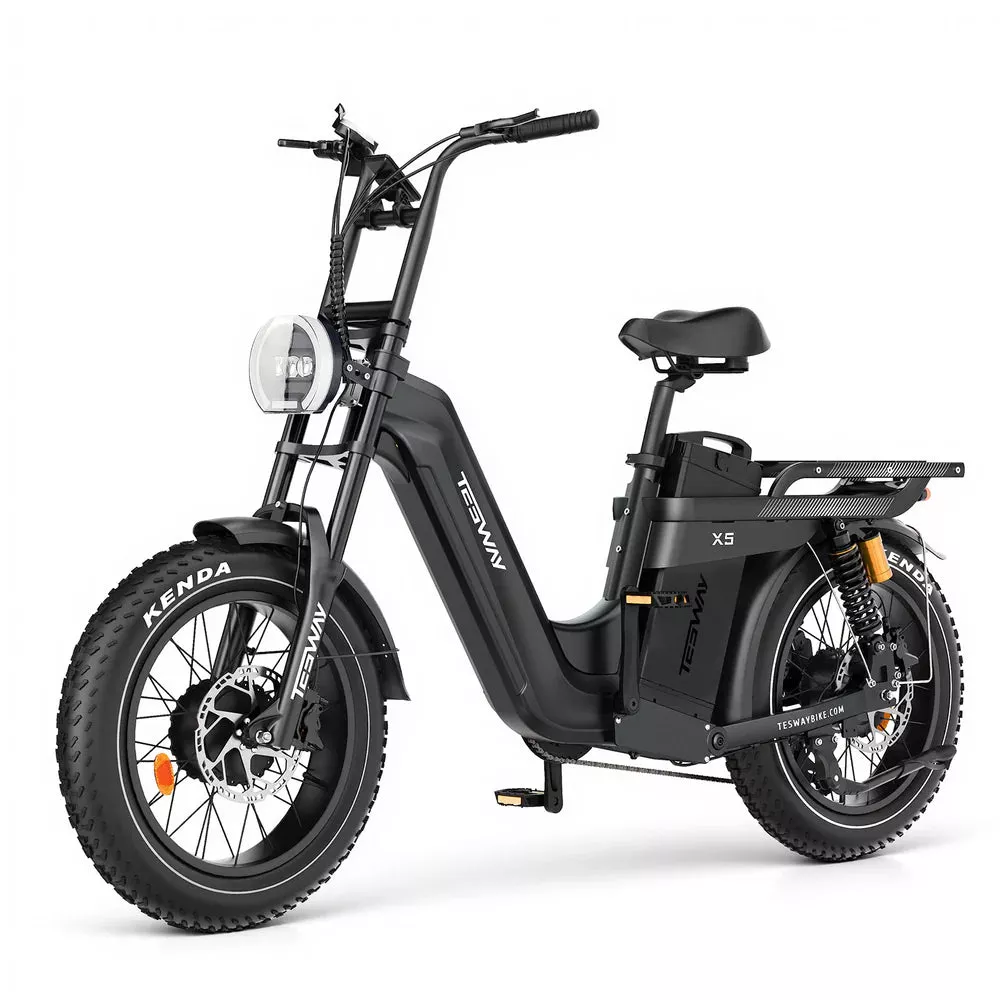 **PREORDER** Tesway X5 AWD Step-Thru Electric Bike 3600W Dual Motor