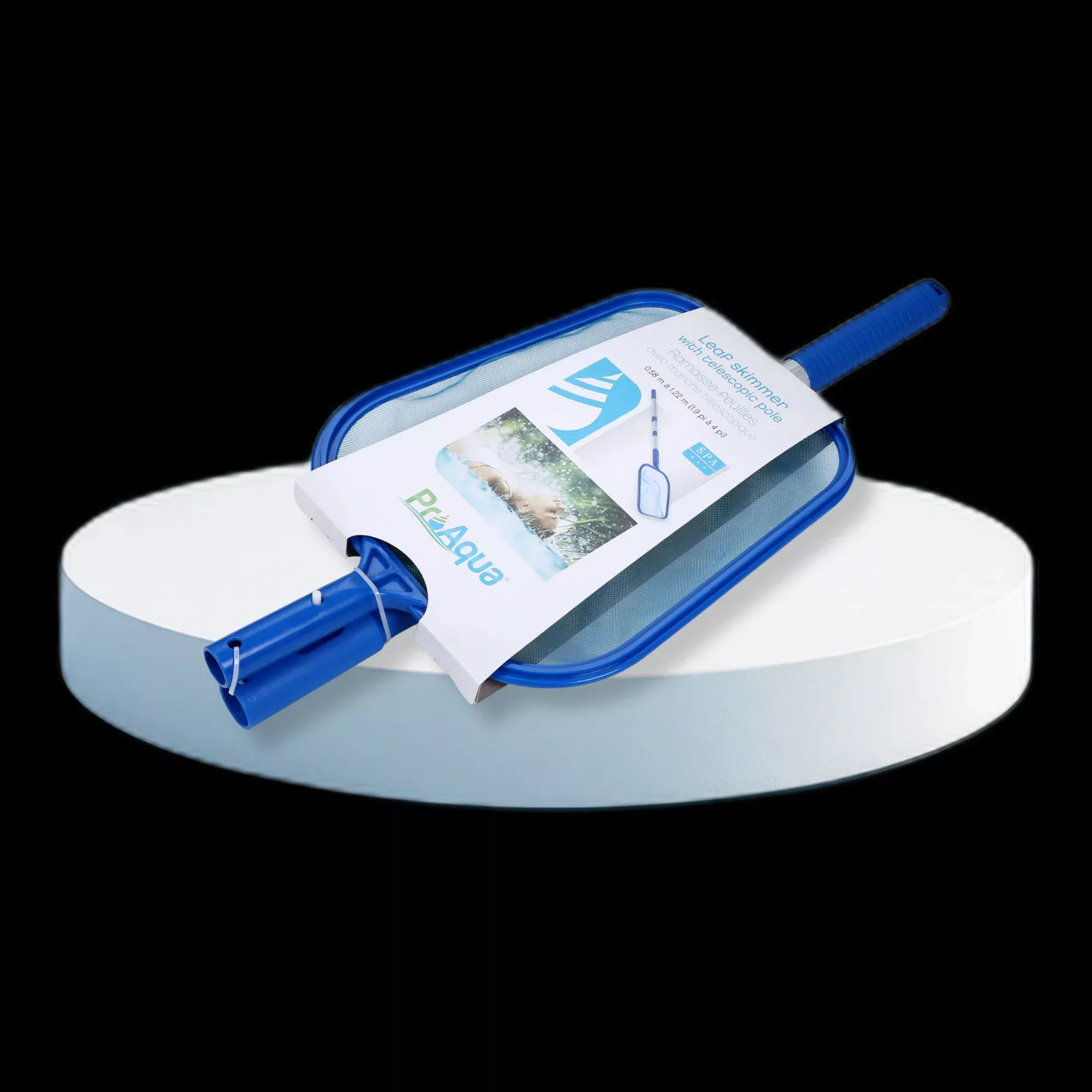 PROAQUA LEAF SKIMMER WITH TELESCOPIC POLE