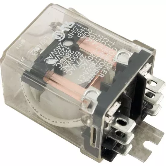 Relay DPST 25A 115v Coil Dustcover