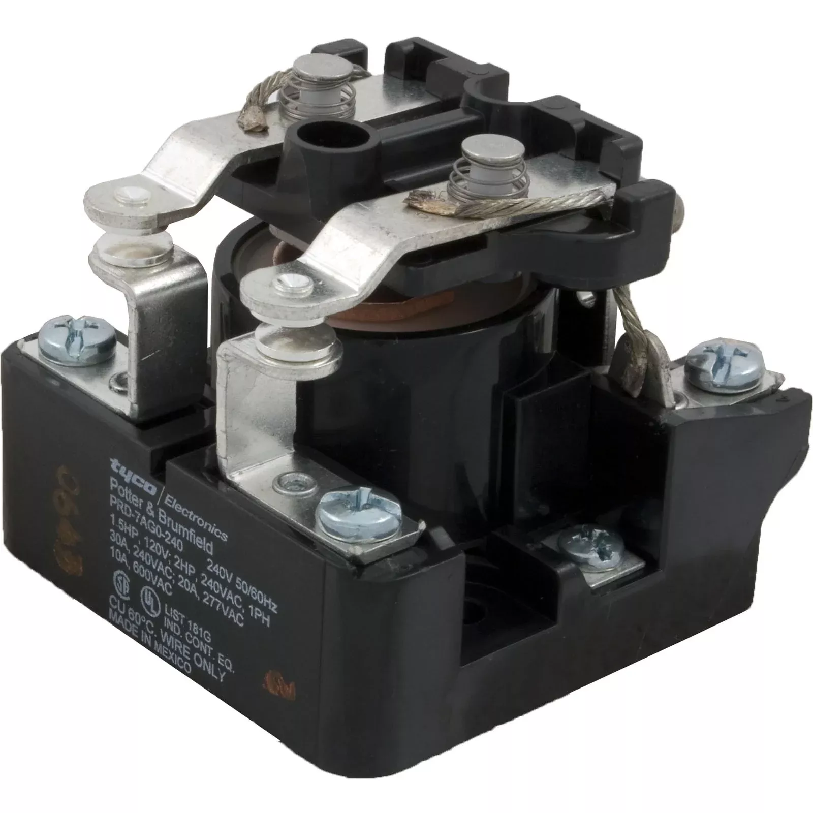 Relay DPST 30A 230v Coil PRD Style