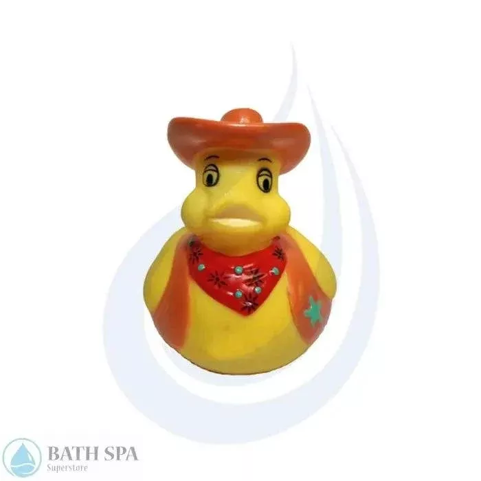 Rubber Duck Toy: Cowboy Duck Key Chain