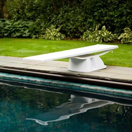 S.R. Smith Salt Pool Jump System 8′ Board Spring Assembly – White
