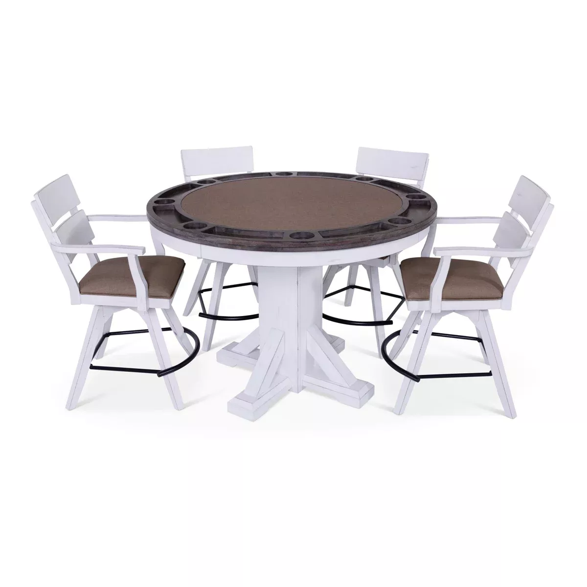 Savannah 5 Piece Flip Top Game Table Set