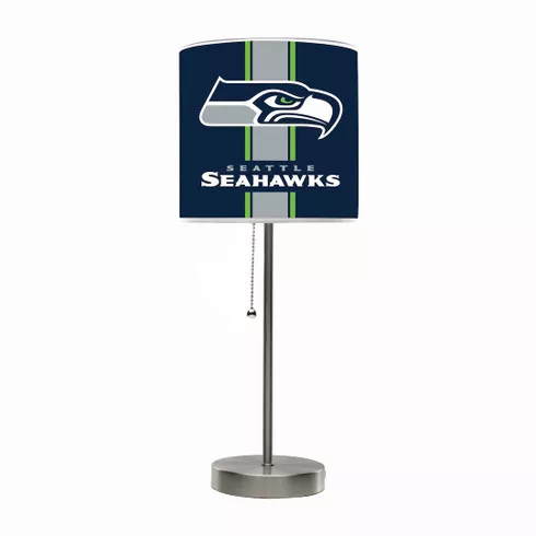 Seattle Seahawks 19" Tall Chrome Table Lamp