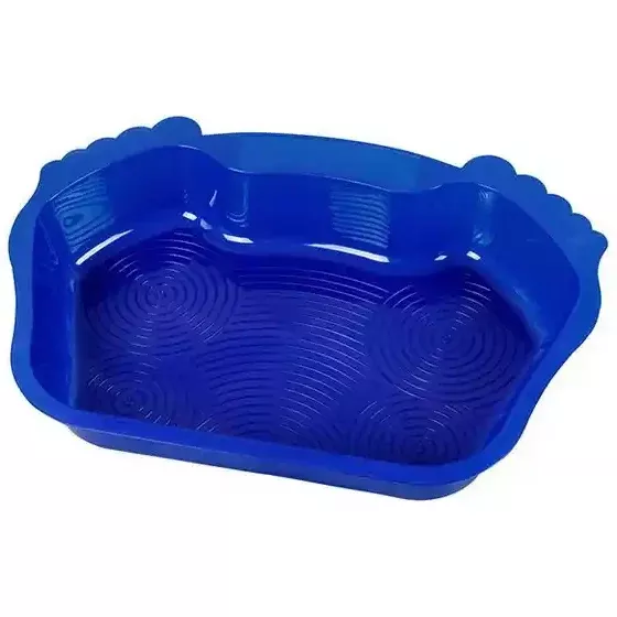 Simple Blue Foot Bath Tub