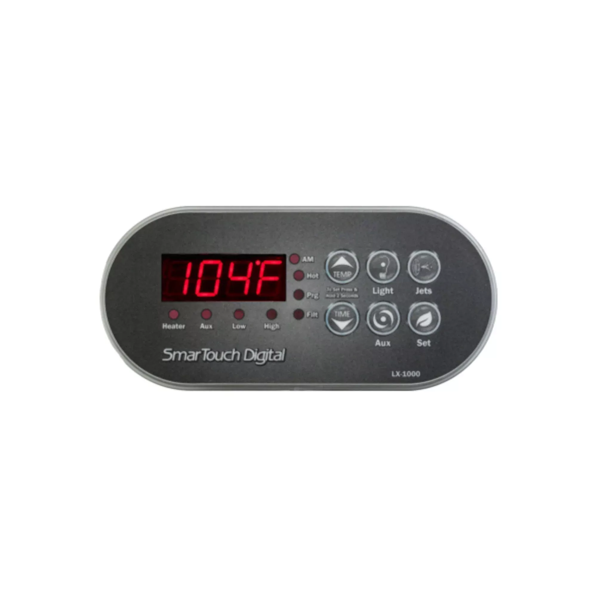 Spaside Control, ACC, Smartouch LX-1000, LED, 6-Button, Temp-Light-Jets, Time-Aux-Set, Ribbon Cable : 220-LX1000