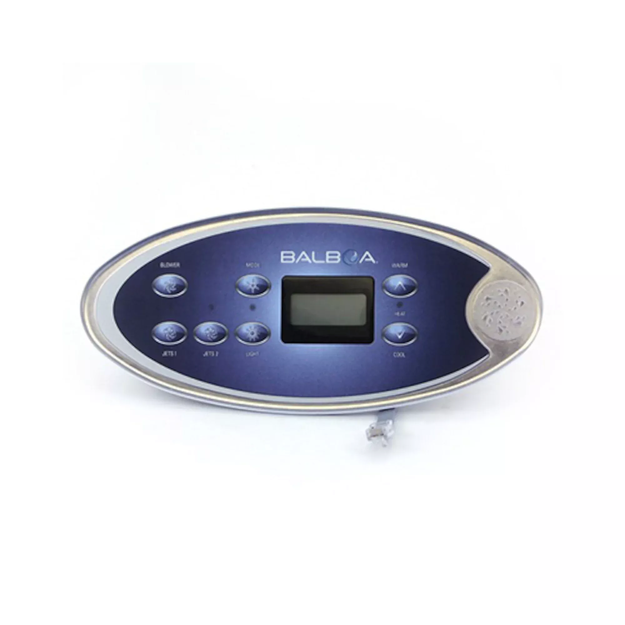 Spaside Control, Balboa VL702S, Serial Standard, LCD, 7-Button, Blower-Mode-Up, Pump1-Pump2-LT-DN : 54652
