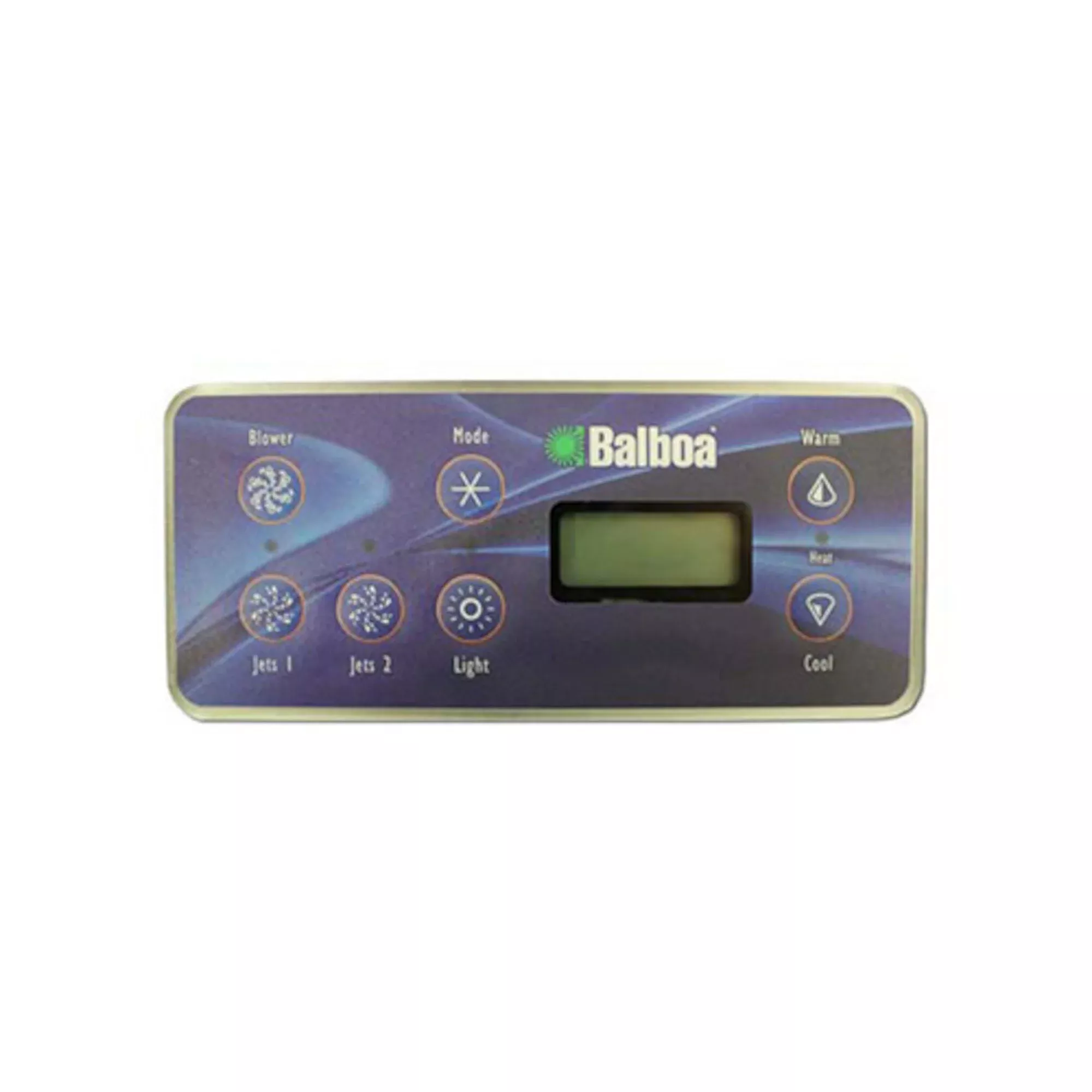 Spaside Control, HydroQuip Balboa HT-701S, 7-Button, LCD, Aux-Mode-Pump1-Pump2 : 34-0227C