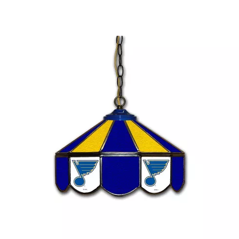 St. Louis Blues 14" Stained Glass Pub Light