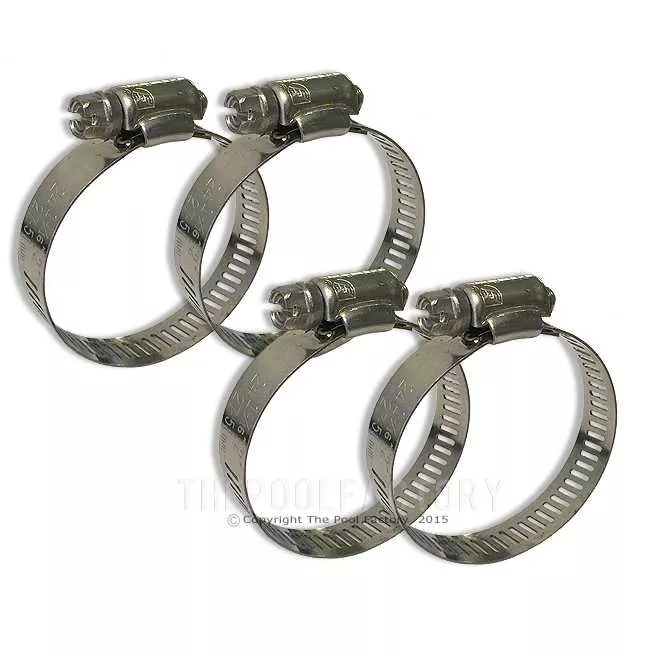 Stainless Steel Clamps - 4 Pack
