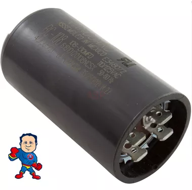 Start Capacitor, 108-130 MFD, 115v, 1-7/16" x 2-3/4"