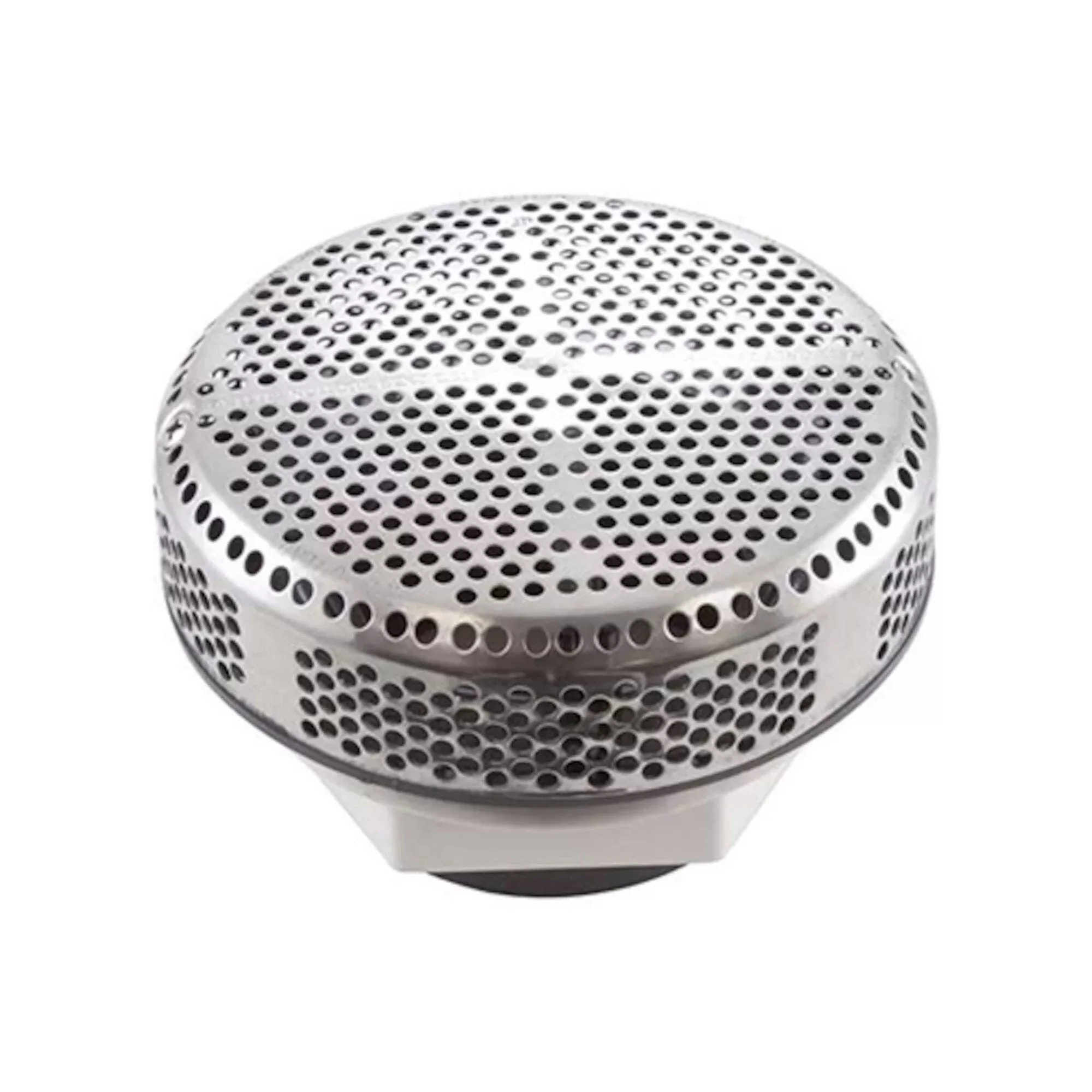 Suction Assembly, Waterway, VGB, Super Hi-Flo, 5"Dia Cover, 2-1/2" Deep Socket, Stainless : 640-3580S-V