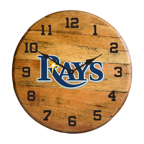 Tampa Bay Rays Barrel Clock