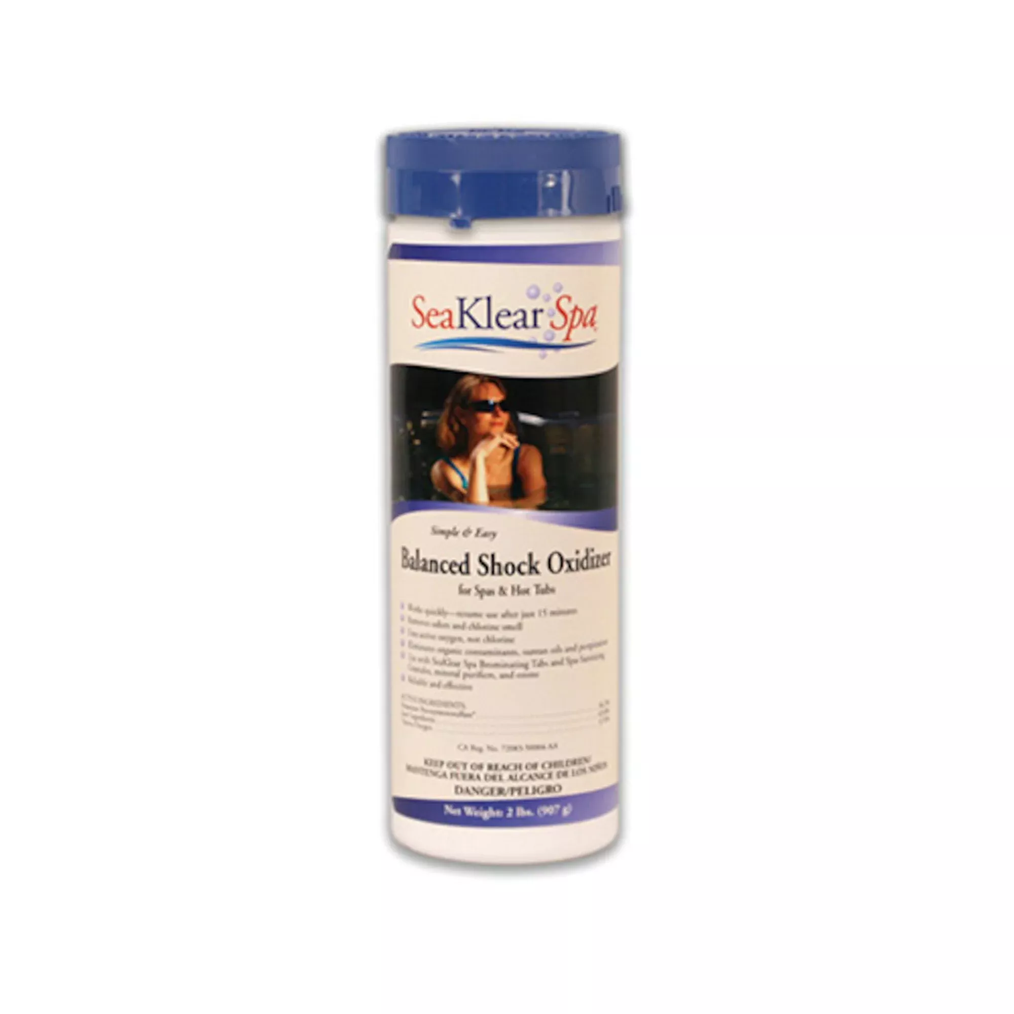 *TEMP NOT AVAILABLE* Water Care, Seaklear, Shock Oxidizer, 2lb Bottle : 1140311