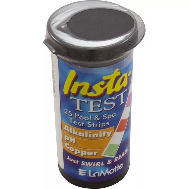Test Strips, Copper/pH/Alk, Multilingual, 25ct