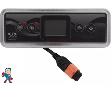 TopsideControl, Gecko, IN.K300, 4-Button, LCD, Pump1, Pump2, 10' Cable, w/in.link Plug