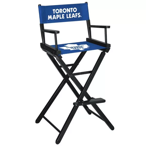 Toronto Maple Leafs Bar Height Directors Chair