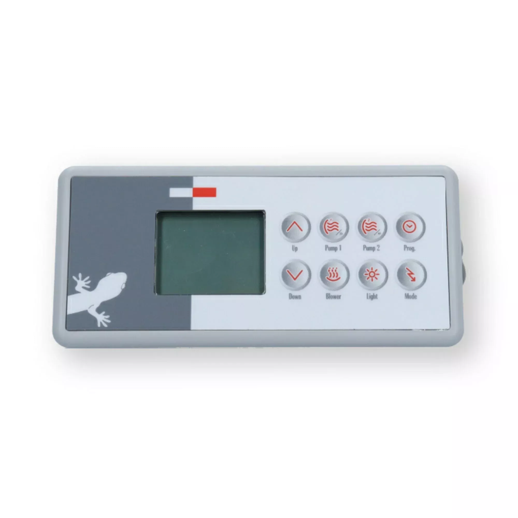 *USE 0200-007119* Spaside Control, Gecko TSC-4-GE1, 8-Button, LCD, Pump1-Pump2-Blower, 10′ Cable : BDLTSC4GE1