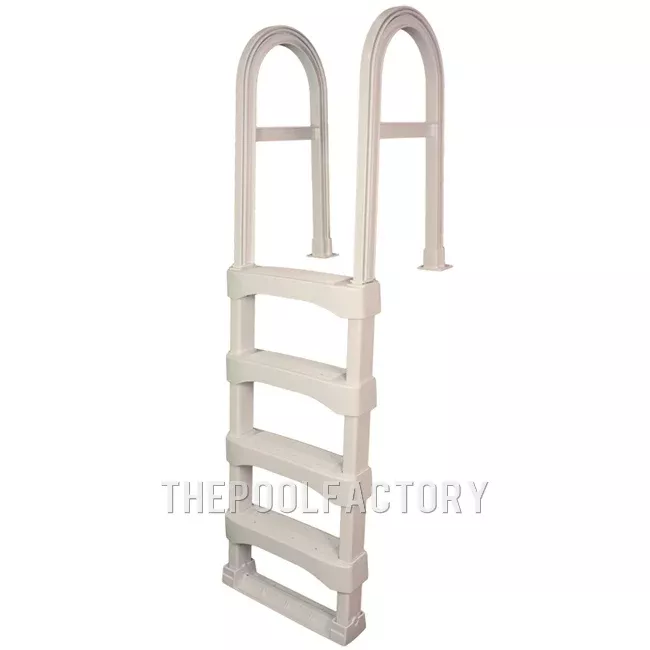 Vinyl Works SLD Snap Lock Resin In Pool Deck Ladder – Taupe