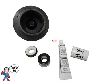 Viper Impeller & Seal Kit, 4.0hp, Waterway, Pump 2 1/2" x 2 1/2" Wet End