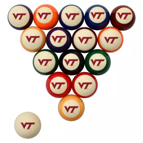 Virginia Tec Hokies Billiard Ball Set