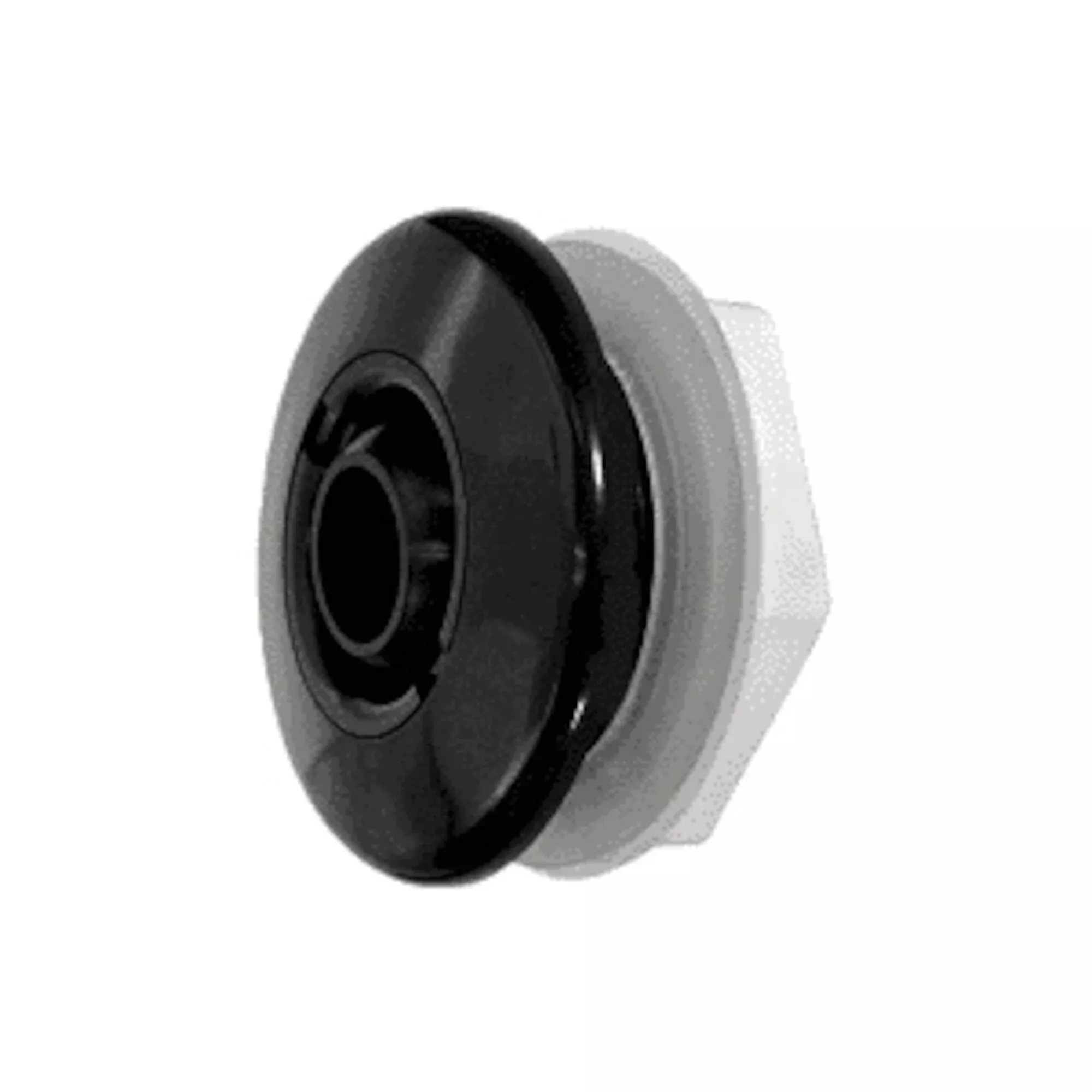 Wall Fitting Assembly, Jet, BWG, Standard, 3-3/8″ Face, Black w/Retaining Ring, Wall Fitting & Gasket : 10-3100BLK