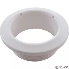 Wall Fitting, Waterway, CAD, 3-1/4" face diameter, 2-1/2" hole size, White