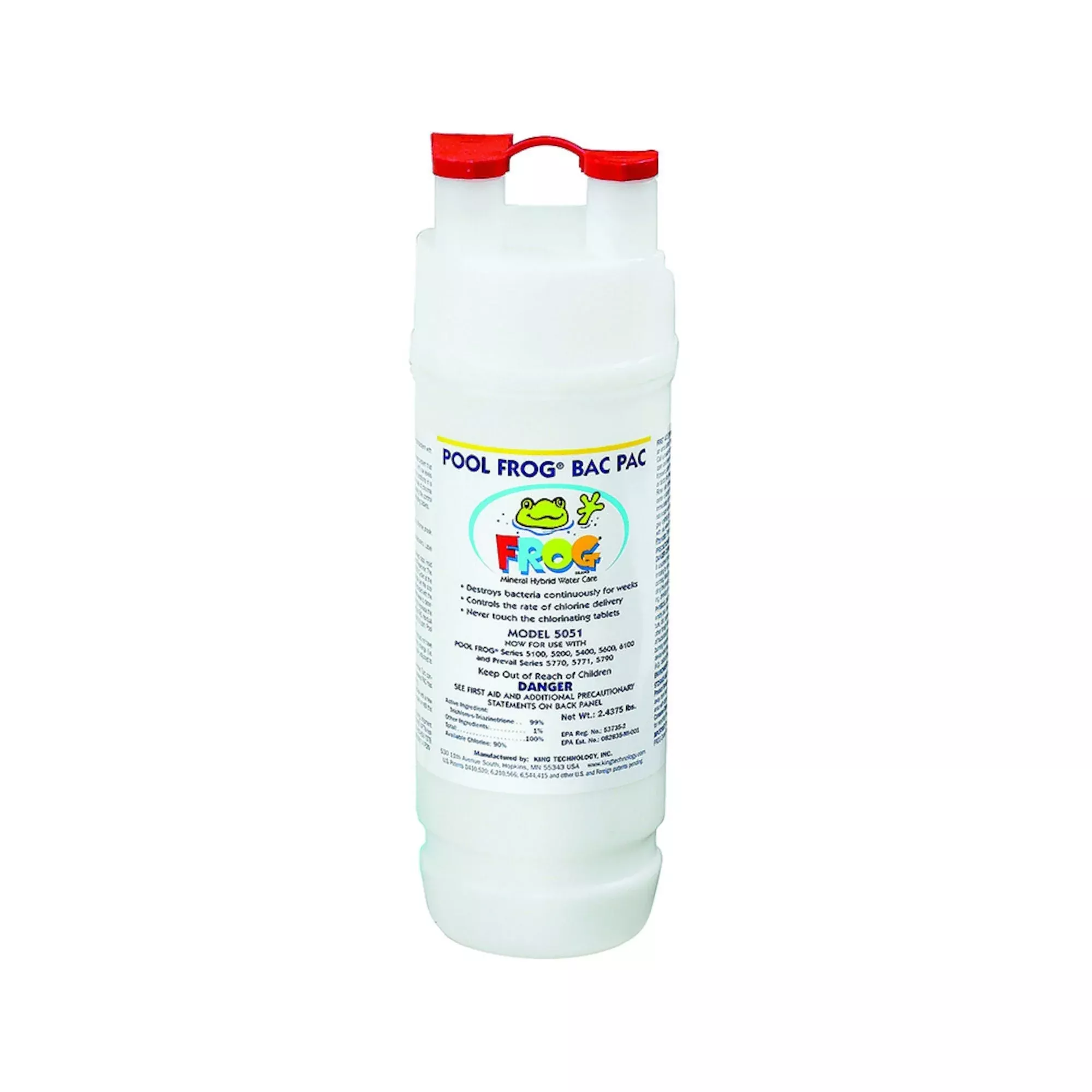 Water Care, Pool Frog Bac Pac 5051, Trichlor, Single : 01-03-5880