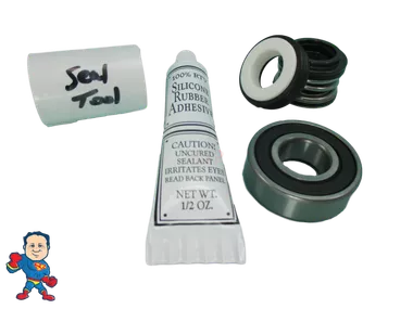 Waterway Viper Shaft Seal Kit, (1) Bearing, Silicon & Install Tool