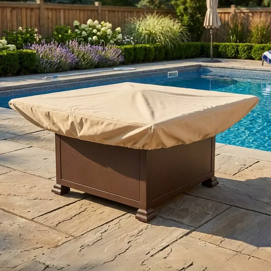 XL Rectangle Elastic Fire Pit/Coffee Table Cover