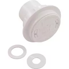 Zodiac Pool Equipment Return Fitting/Inlet, Zodiac ThreadCare, 1.5″ and 1″, White | 3-3-110